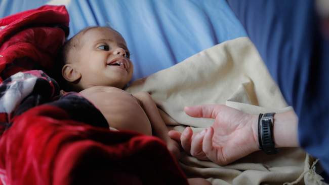 baby born in conflict area
