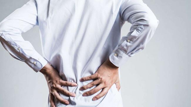 back pain symbolic picture
