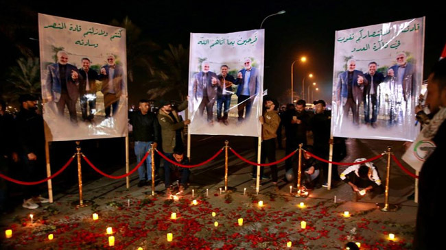 baghdad procession qasem soleimani