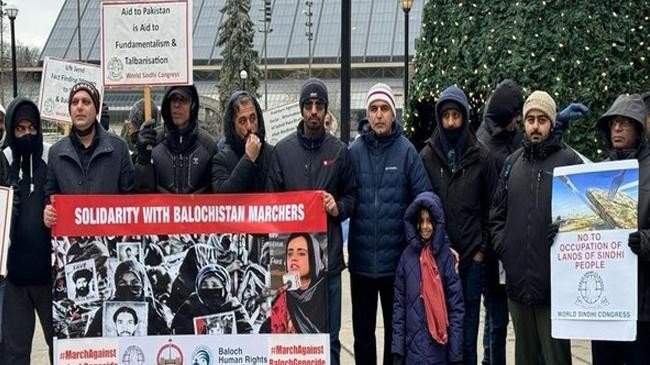 baloch sindhis pashtun protest in canada