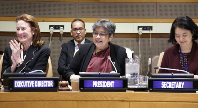 bangladesh wins unisef executive board presidential election