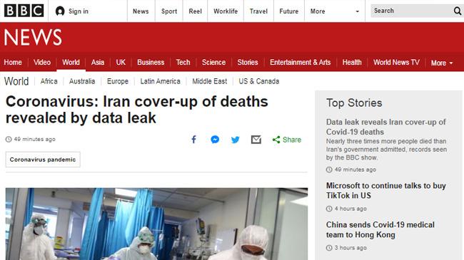bbc report on iran