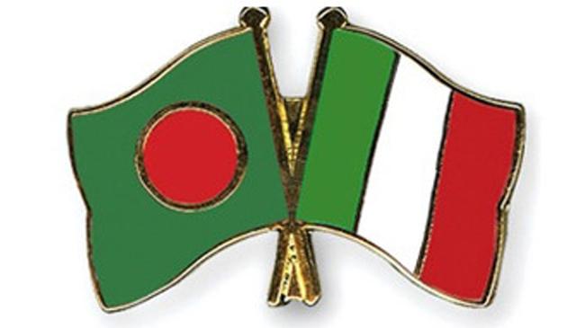 bd and italy flag