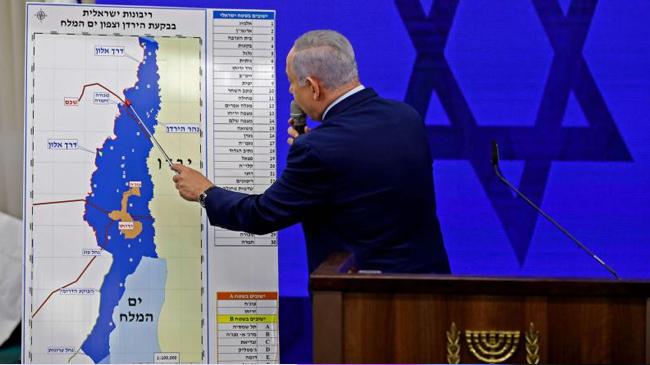 benjamin netaniyahu breifing about israel annexation plans01