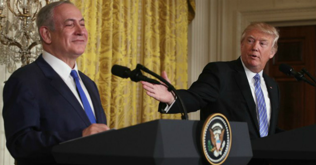 benjamin netanyahu and donald trump