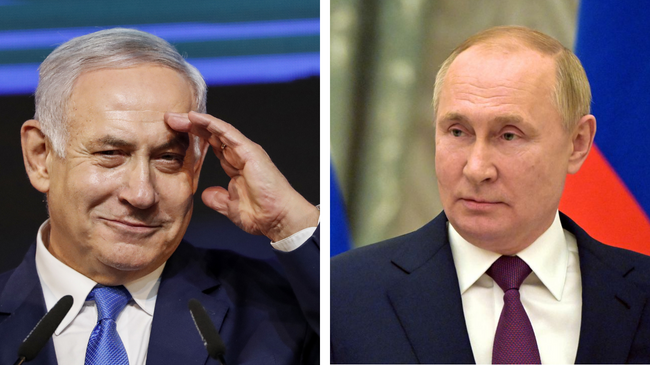 benjamin netanyahu vladimir putin