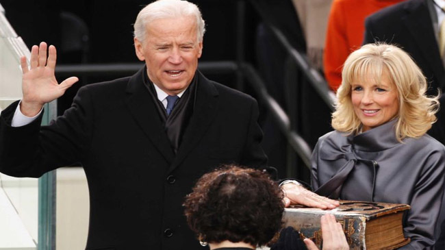 biden takes oath usa president