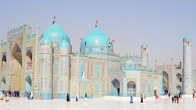 blue mosque afganistan