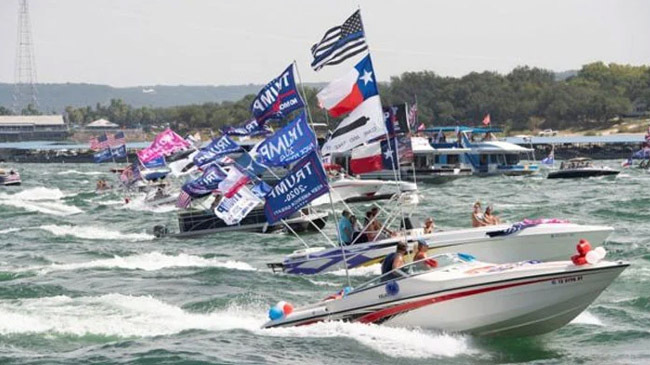 boat capsized in trumps campign inner