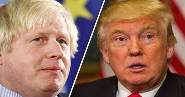 boris johnson donald trump