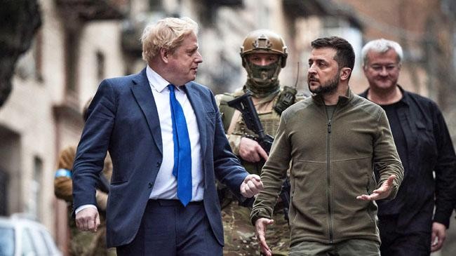 boris johnson in kyiv