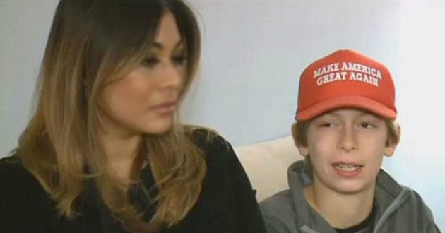 boy beaten for wearing cap of trump