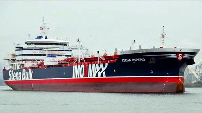 british tanker held iran