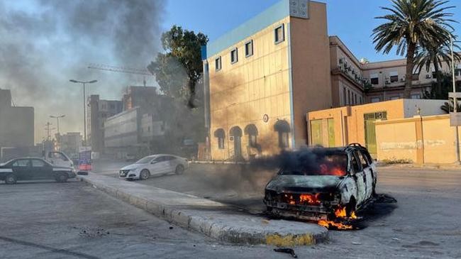 burn car