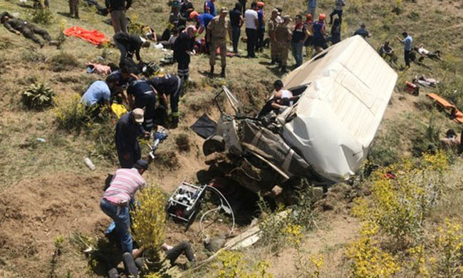 bus accident in turkey