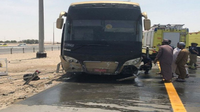 bus accident in uae