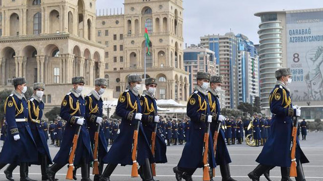 celebration victory of azerbaijan
