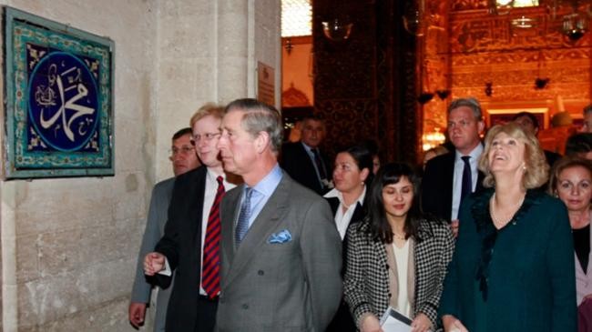 charles visit the tomb of mevlana jalaluddin rumi