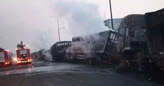 chemical explosion in china factory 1