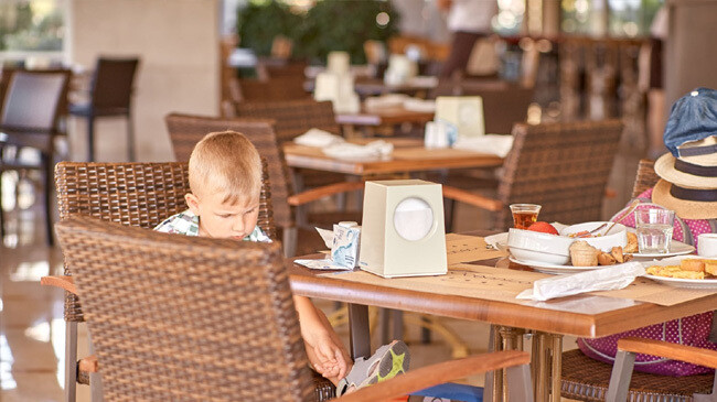 child free restaurant concept in turkey