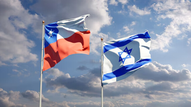 chile israel flag