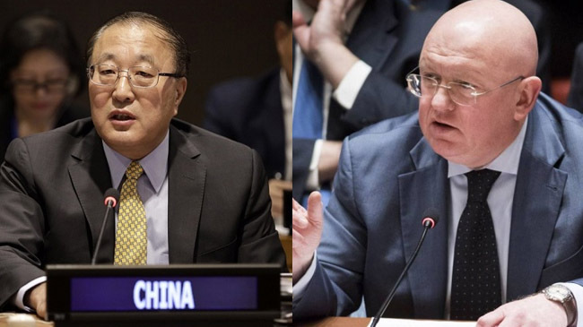 china and russian embassador in security council