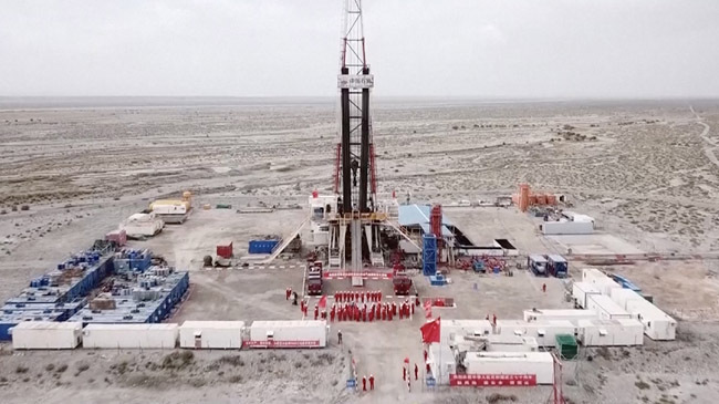 china discover oil and gas field xinjing