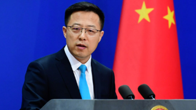china fm spokesman zhao lijian