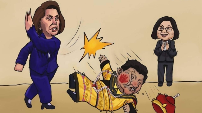 china is trolled while the us is criticized over pelosi visit