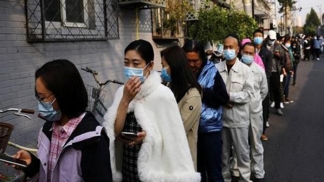 china launches nucleic acid testing across shanghai