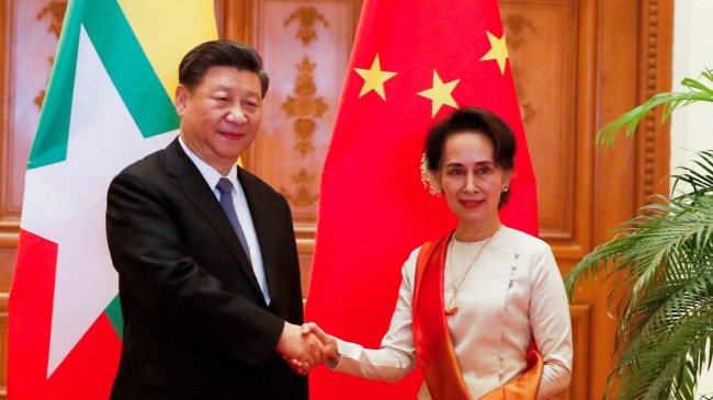 china myanmar president