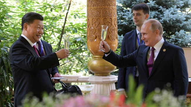 china russia president