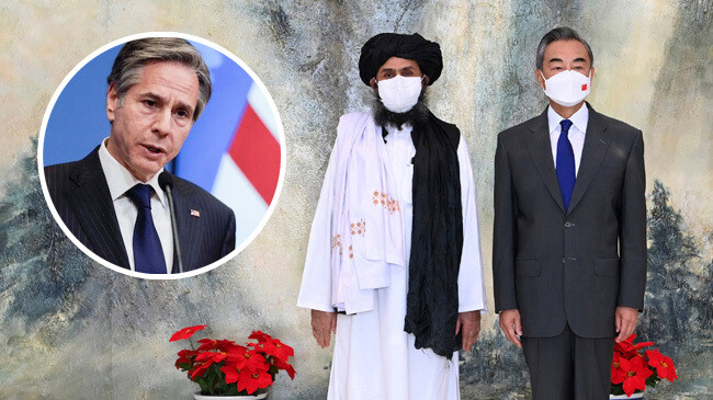 china taliban meeting blinken