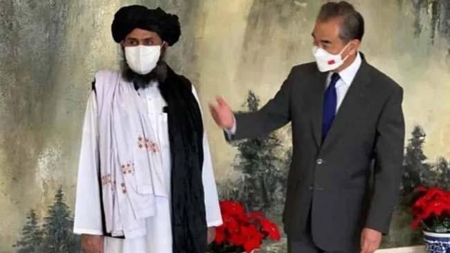 chinas foreign minister wang yi with taliban