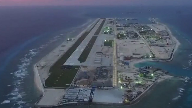 chinese artificial inland in south china sea