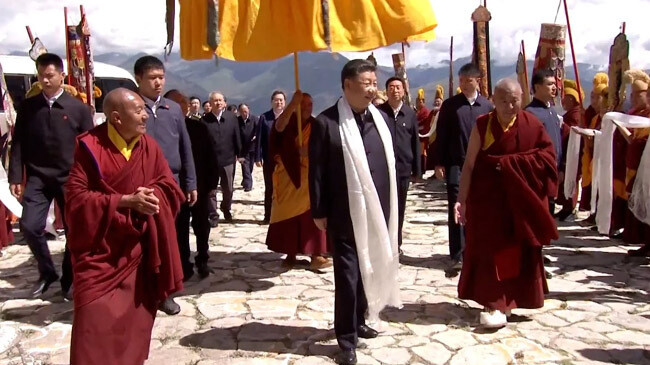 chinese president first visit tibet inner