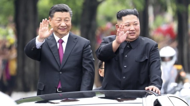 chinese president xi jinping and north korean leader kim jong un