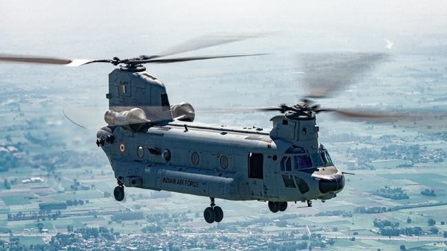 chinook helicopter in india