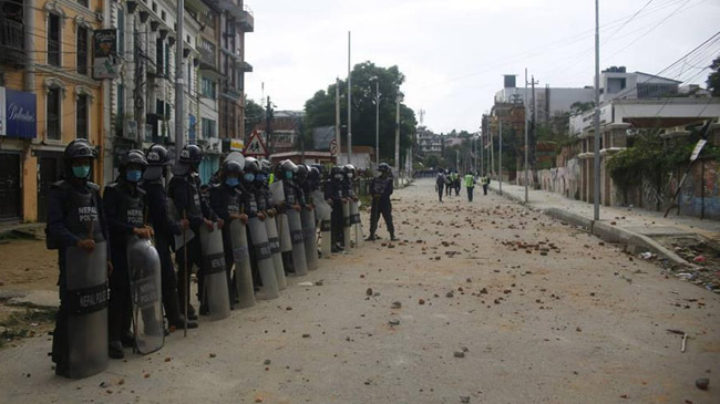 clash devotees police nepal