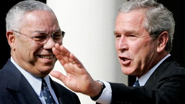 colin powell and george bush