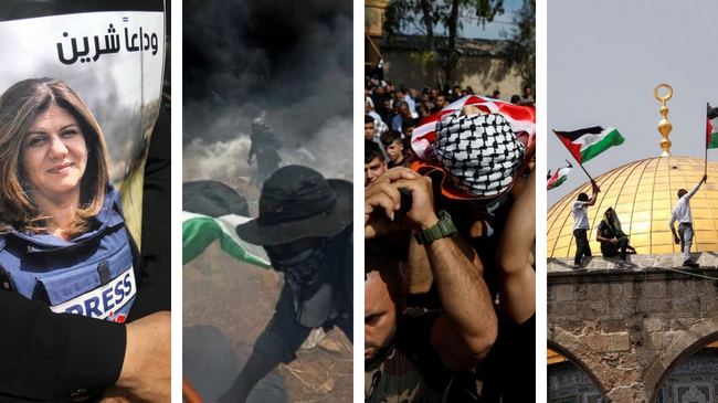 conflicts raid and martyrdom palestine in 2022