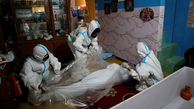 corona victims are dying at home
