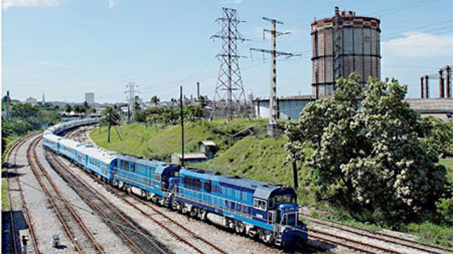 cuba rail line new