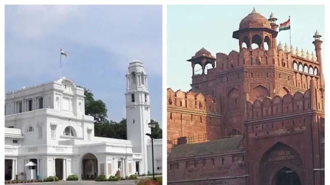 delhi assembly and red fort