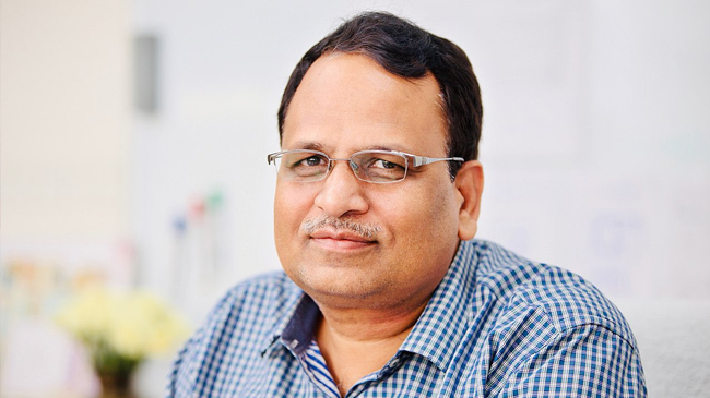 dellhi health minister syatanra jain