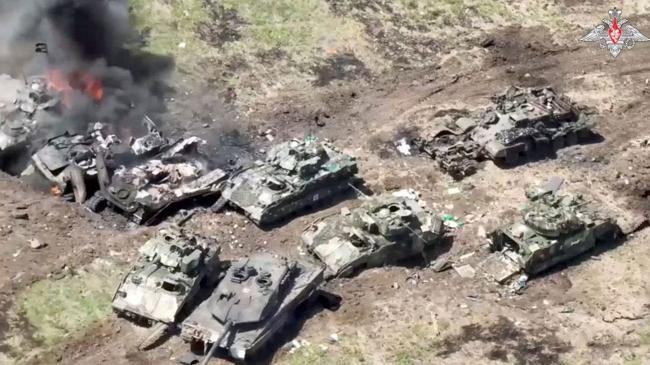 destroyed tank