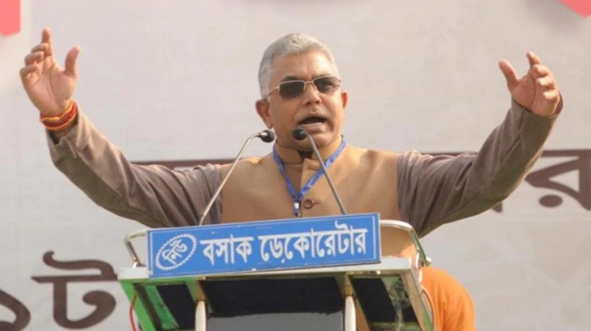 dilip ghosh 10 million bangladeshi muslims will be returned