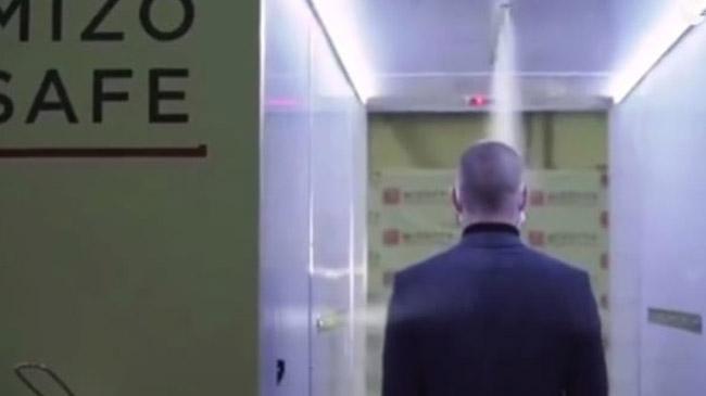 disinfection tunnel putins residence