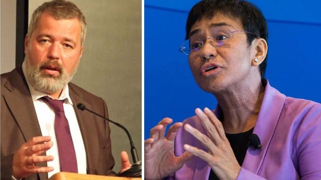 dmitry muratov and maria ressa