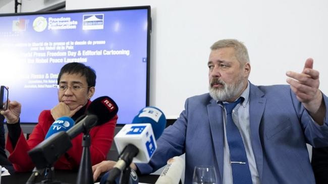 dmitry muratov and maria ressa 1